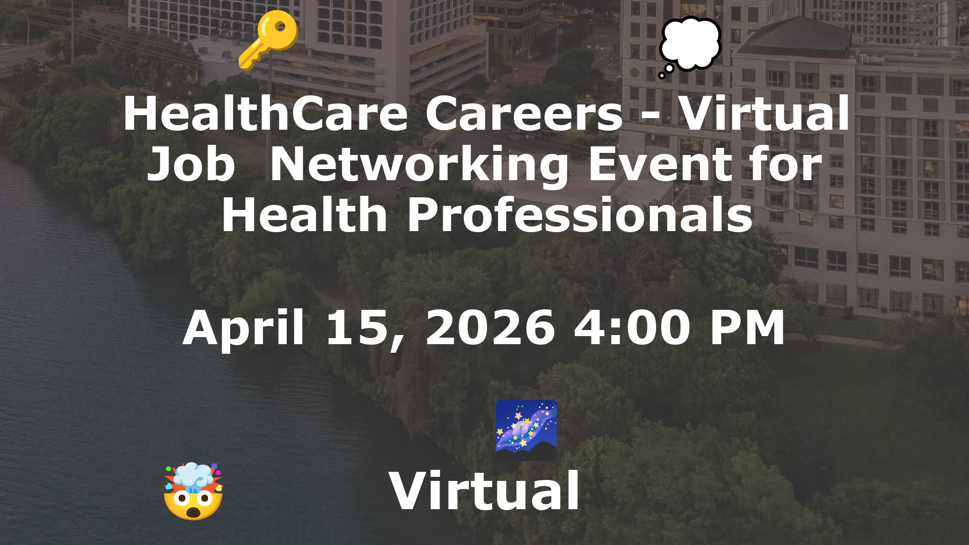 HealthCare Careers - Virtual Job  Networking Event for Health Professionals event image
